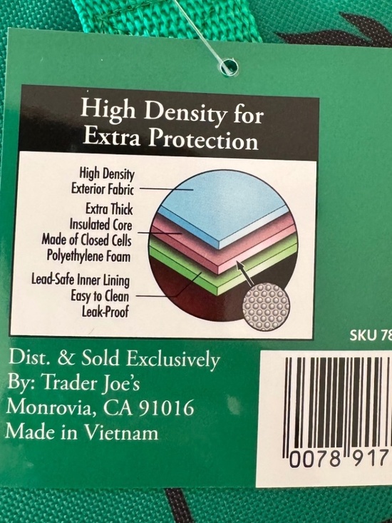 Trader Joe’s Mini Insulated Bag – Green Edition - Picture 4 of 4